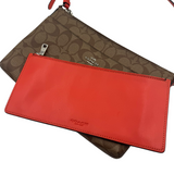 COACH SIGNATURE RED TRIM CROSSBODY BAG