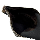 COACH BROWN SIGNATURE CROSSBODY BAG