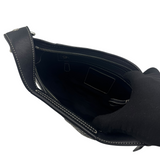 COACH BLACK SIGNATURE HOBO BAG