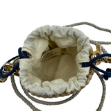 DIOR MINI STRAW BUCKET BAG