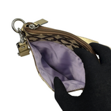 COACH SIGNATURE GOLD STRIPE CROSSBODY BAG