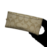 COACH SIGNATURE KHAKI POUCH