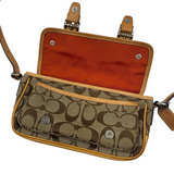 COACH SIGNATURE BUCKLE SHOULDER BAG