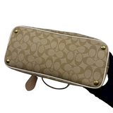 COACH SIGNATURE DOME SATCHEL BAG