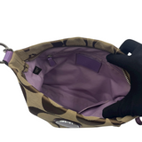 COACH PURPLE STRIPE CROSSBODY BAG