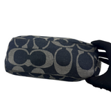 COACH SILVER SIGNATURE TOTE BAG