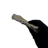 COACH STRIPE SIGNATURE KISSLOCK COIN PURSE