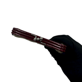 COACH BROWN SIGNATURE KISSLOCK COIN PURSE