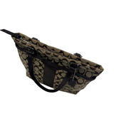 COACH BROWN SIGNATURE TOTE BAG