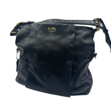COACH BLACK LEATHER CROSSBODY BAG