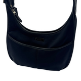 COACH BLACK NYLON SHOULDER BAG