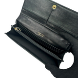 JIMMY CHOO BLACK STAR-STUDDED LEATHER WALLET