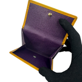 LOUIS VUITTON YELLOW EPI SMALL WALLET