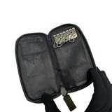 PRADA BLACK NYLON KEY POUCH