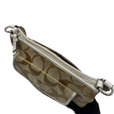 COACH BEIGE SIGNATURE CROSSBODY BAG