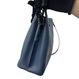 COACH BLUE PEBBLE LEATHER CROSSBODY