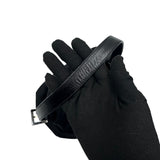 FENDI BLACK SUEDE MAMMA BAGUETTE BAG