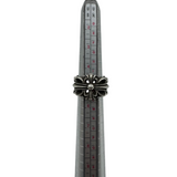 CHROME HEARTS DOUBLE FLORAL RING (US 5)