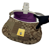 COACH SIGNATURE PATCHWORK HOBO BAG