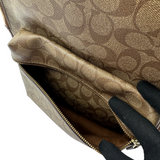 COACH SIGNATURE BROWN BACKPACK