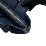 LANVIN EN BLEU NAVY LEATHER TOTE BAG