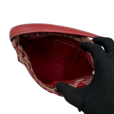 COACH SIGNATURE RED MINI SHOULDER BAG