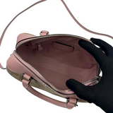 COACH SIGNATURE PINK SATCHEL BAG