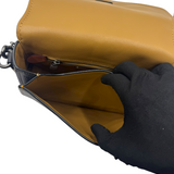 COACH BLACK LEATHER SADDLE CROSSBODY BAG