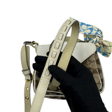 COACH SIGNATURE MINI CROSSBODY WITH SCARF