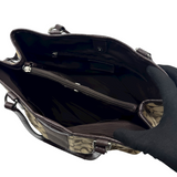 COACH SIGNATURE STRIPE TOTE BAG