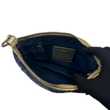 COACH SCRIPT HEART ACCORDION SHOULDER BAG