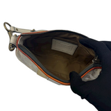 COACH SILVER STRIPE SIGNATURE HOBO BAG