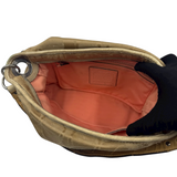 COACH SIGNATURE GOLD SHOULDER BAG