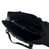 COACH BLACK SIGNATURE TOTE BAG