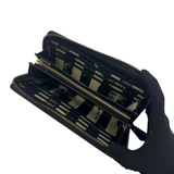 VIVIENNE WESTWOOD BLACK ORB ZIP WALLET