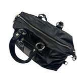 COACH BLACK LEATHER LARGE TOTE BAG
