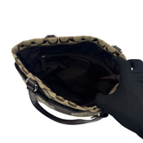 COACH BROWN SIGNATURE TOTE BAG