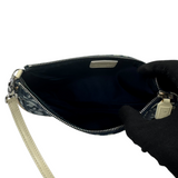 DIOR NAVY TROTTER SADDLE BAG