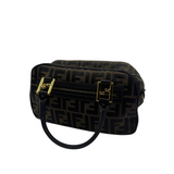 FENDI ZUCCA MINI BOSTON HANDBAG
