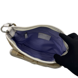 COACH BEIGE SIGNATURE CROSSBODY BAG