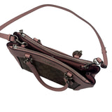 COACH PINK SIGNATURE SATCHEL