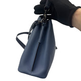 COACH BLUE PEBBLE LEATHER CROSSBODY