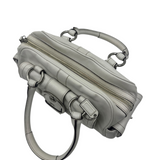 COACH SOHO BOSTON BOWLING WHITE HANDBAG