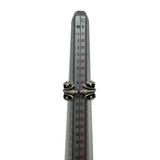 CHROME HEARTS DOUBLE FLORAL RING (US 5)