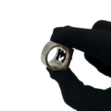 CHROME HEARTS PLUS LETTER BLOCK RING (US 8)