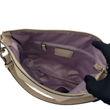 COACH LEATHER BEIGE SHOULDER BAG