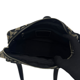 COACH SIGNATURE CANVAS BUCKLE SHOULDER BAG