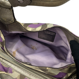 COACH MADISON OP ART PURPLE MAGGIE SHOULDER BAG