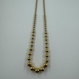 DIOR BEAD GOLD NECKLACE