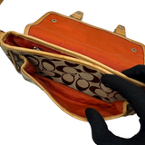 COACH SIGNATURE BUCKLE SHOULDER BAG